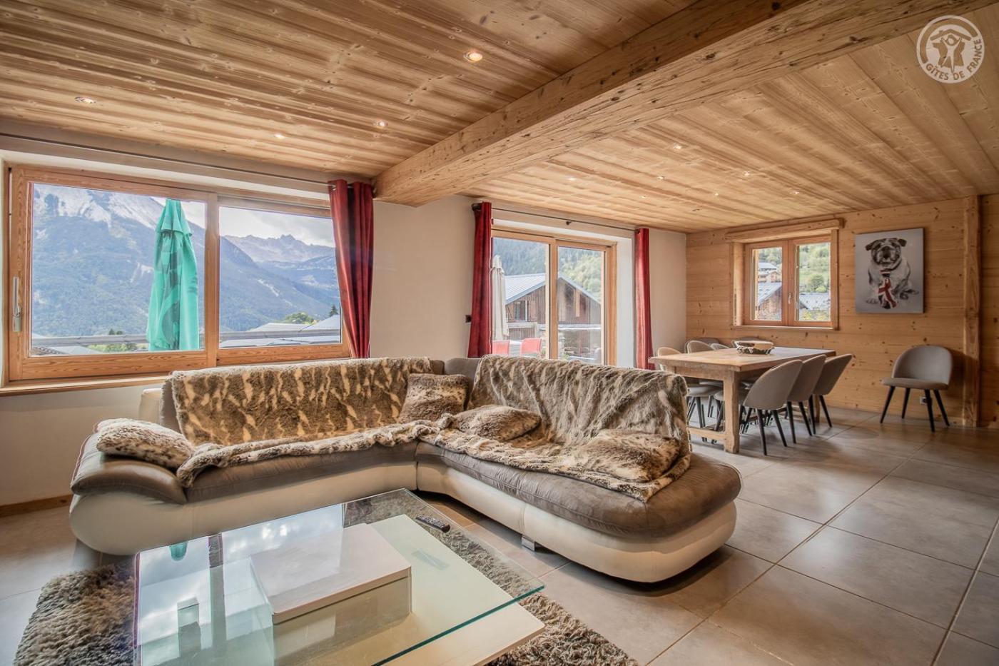 Chalet Alpin Luxe, Jacuzzi, Vue Ла-Плань Екстер'єр фото